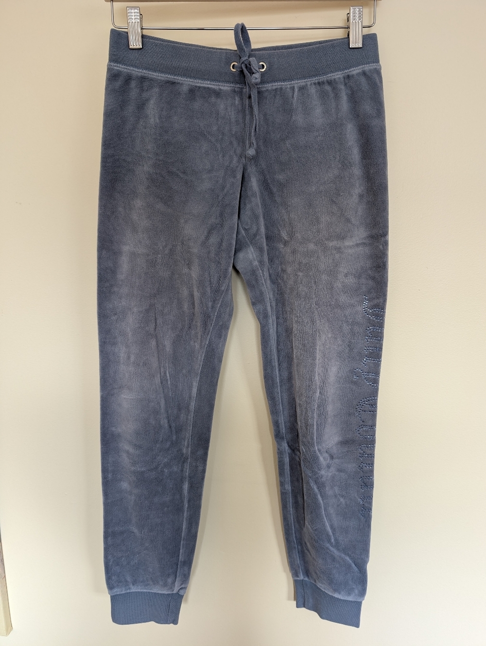 Juicy Couture Velour Pants XS Blue
